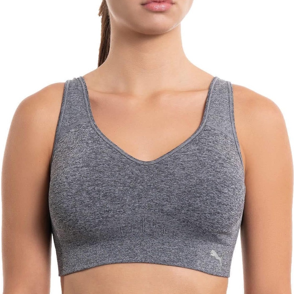 PUMA Grey sports bra size S (New)